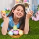 thumbnail image 5 of Paquete de 6 huevos de Pascua de espuma de colores, decorativos, colgantes, con lentejuelas brillantes | Juguetes reutilizables para niños, decoraciones navideñas para el hogar, la oficina, fiestas, 5 of 8