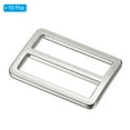 thumbnail image 3 of Uxcell Tri-Glide Slide Buckle for Metal Webbing Straps, Adjustable Fastener for Backpacks and Clothing Accessories Silver, 3 of 6