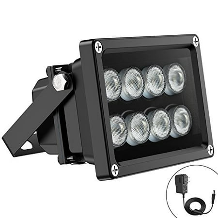 

Univivi IR Illuminator 90 Degree Wide Angle 8-LEDs IR Infrared Light for Security Cameras.