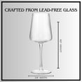thumbnail image 5 of Artland Soho Optic 14 oz Goblet, Set of 4 - Elegant Design, Versatile Use for Wine, Cocktails, and Beverages, Durable Construction, Great for Gatherings, Easy to Clean, Thoughtful Gift Idea (Clear), 5 of 7