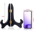 thumbnail image 2 of 2 Packs de Chevalets de Support de Support en Bois Noir (8 Pouces), 2 of 5