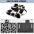 thumbnail image 6 of Xixirimido Golf Cart Seat Cover with 4 Pocket Quilted Golf Cart Seat Blanket Universal Club Car Seats Towel Fits 2-Person Carts Golf Carts Accessories, Black Cow Print, 6 of 8
