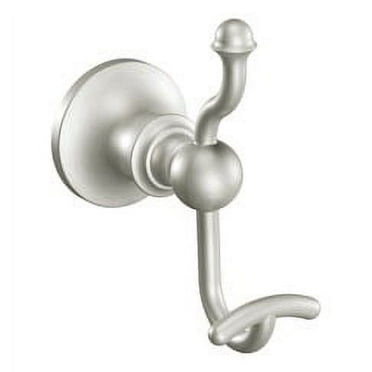 Moen Dn4403 Vale Double Robe Hook - Nickel