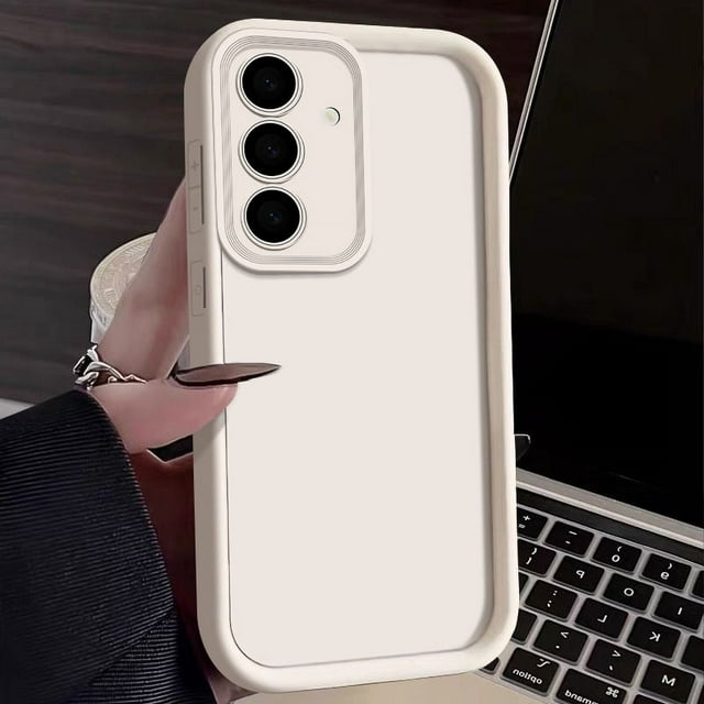 Samsung Galaxy A Series Soft TPU Shockproof Phone Case Cover, Solid Color