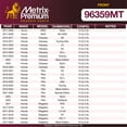 thumbnail image 3 of Metrix Premium Chassis Parts - 12.6 inch (320mm) 2 PC Front Coated Vented Disc Brake Rotor Fits 2015-2023 Honda Odyssey, 2016-2022 Pilot, 2017-2022 Ridgeline, 2017-2020 Acura MDX, 2019-2022 Passport, 3 of 9