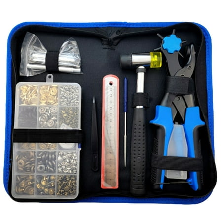 

Leather Punching Pliers Set 8/6mm Double Sided Rivet Buckle Manual Tool Set