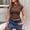 Brown, variant on Womens Mesh Sheer Short Sleeve Crop Tops Mock Neck Summer See Through Tee Shirts Lace Floral Y2K Layering Top Blouses Cow Pattern S