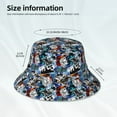 thumbnail image 3 of Bingfone colorful snow board Bucket Hat for Men Women,Packable Reversible Printed Sun Hats,Fisherman Outdoor Travel Hiking Beach Caps, 3 of 7
