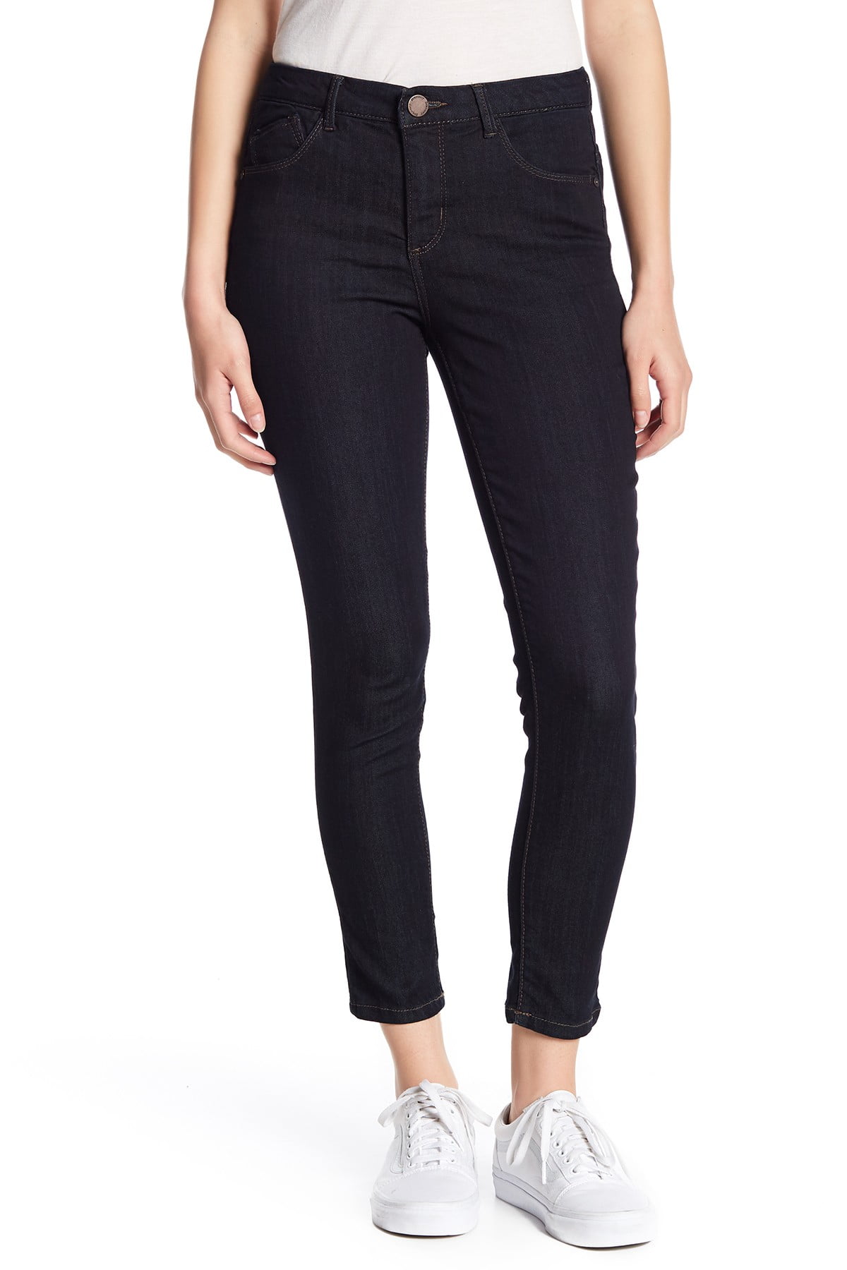 Democracy - Womens Jeans Petite Stretch Skinny Slimming 2P - Walmart ...