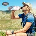 thumbnail image 6 of Yayeee 20oz Insulated Water Bottle Double Wall Stainless Steel with Flip Straw Lid, Art Mountain and Sun Pattern, 6 of 7