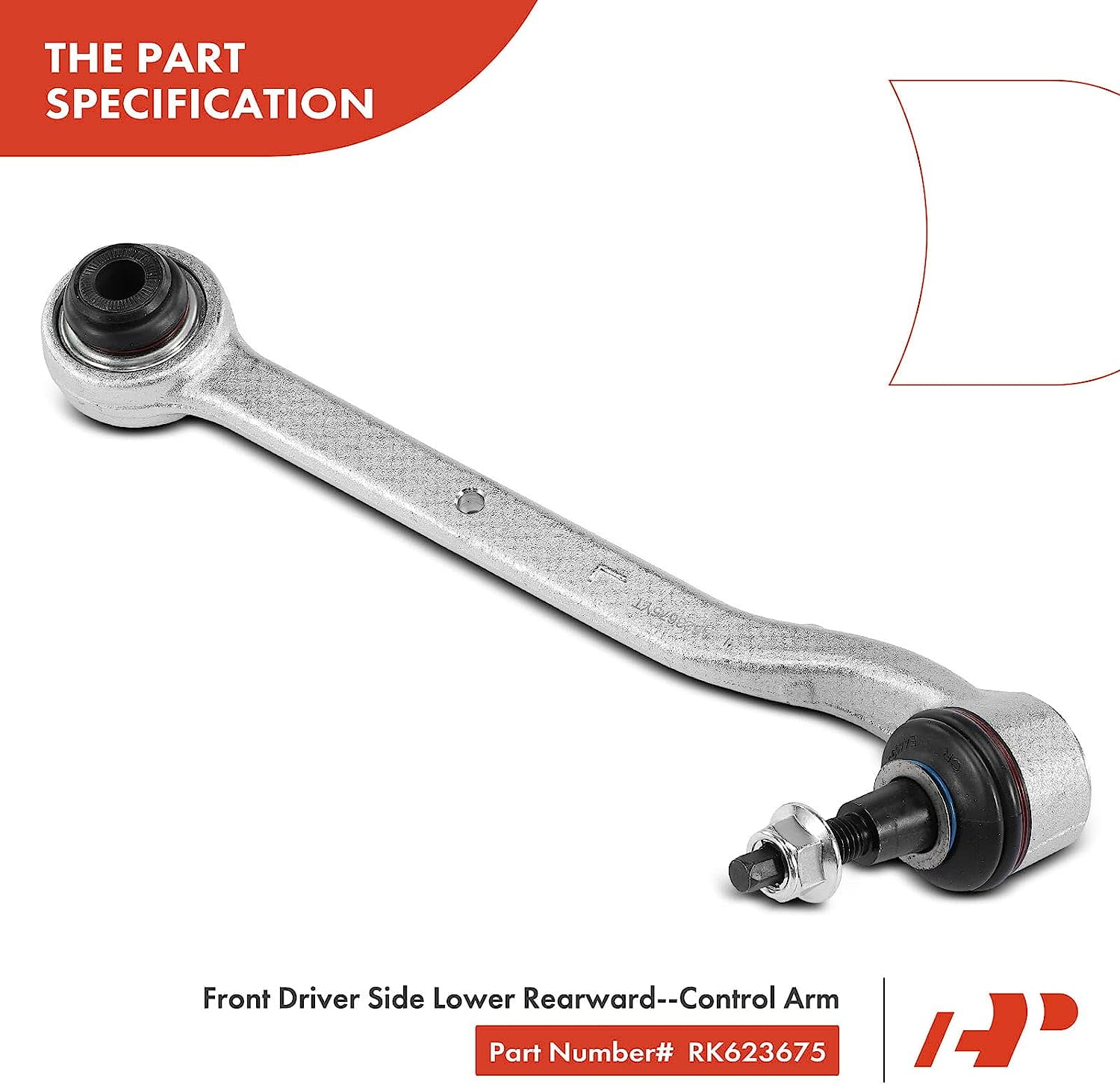 A-Premium Front Left Lower Rearward Control Arm With Ball Joint Compatible With Ford Mustang 2015 2016 2017 2018 2019 2020 2021 2.3L 5.0L Replace# FR3Z3079C - Walmart Supplies