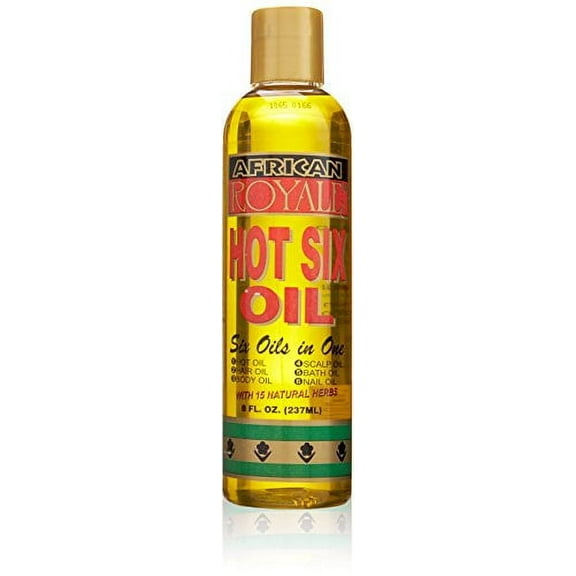 African Royale Hot Six Hair Oil, 8 Ounce
