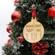 thumbnail image 5 of Navidad De Madera 2021, Colgante Epidémico, Adorno Colgante Para Árbol De Navidad, Decoración Vogacara HA044223-03, 5 of 6