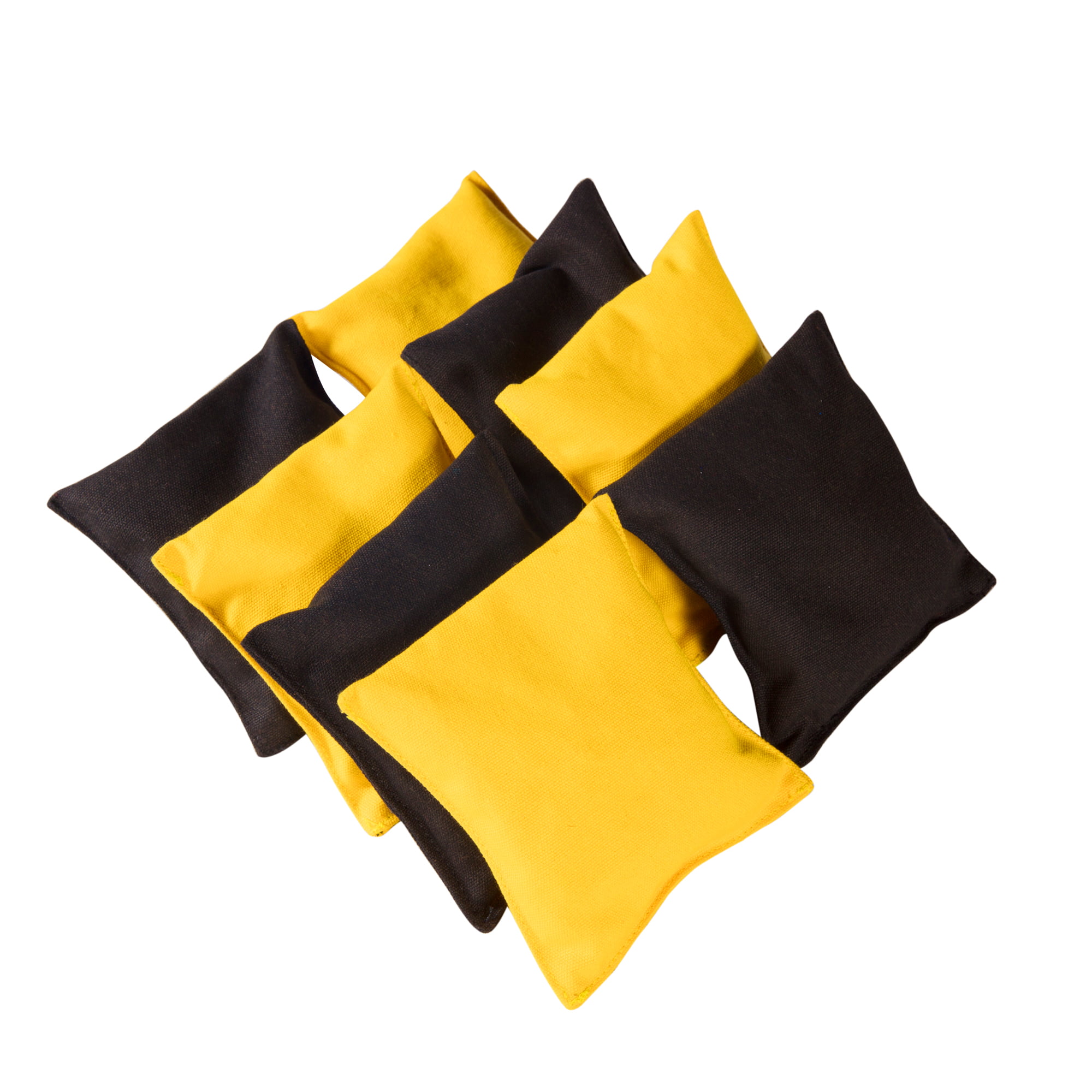 Cornhole Bean Bags Replacement - Yellow & Black - www.ermes-unice.fr