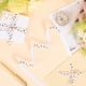 thumbnail image 3 of Cinta con estampado de abejas de 10 yardas y 3/8 de pulgada, color blanco y amarillo, fina, de poliéster, con estampado de abejas, de grogrén, rollo a granel, 3 of 9
