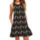 thumbnail image 1 of Vestido de tirantes de camisola con estampado de manga corta con estilo de verano para mujer OAVQHLG3B Store lin121212, 1 of 5