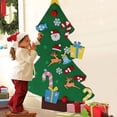 thumbnail image 3 of Árbol de Navidad de fieltro para colgar en la pared, bricolaje, 3,1 pies, regalo de Navidad para niños pequeños, decoraciones navideñas hechas a mano para Año Nuevo, 3 of 9