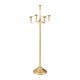 thumbnail image 4 of Candelabro con 5 ramas, decoración de mesa, candelabro de estilo europeo para cena romántica hermosa Dorado 23x89cm, 4 of 9