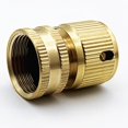 thumbnail image 4 of LEEYNEER2 Sets Garden Hose Brass Quick Connector Garden Hose Fitting Water Hose Connectors 3/4 Inch External Thread Female and Internal Male Connector (US Type), 4 of 6