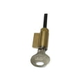 thumbnail image 2 of American Keyed Cylinder Lock 5 Pin Tumbler with Hardened Tailpiece – Solid Brass Replacement Cylinder for Deadbolt, Sliding & Multipoint Locks – Chrome Face, 2 of 7