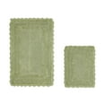 thumbnail image 7 of Better Trends 2 Piece Bathroom Rugs Set 100% Cotton, Soft Tufted Bath Mat, Water Absorbent & Reversible Bath Rug (Sage) Lilly Crochet Collection, 7 of 7