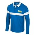 thumbnail image 2 of Men's Colosseum  Blue UCLA Bruins Too Cool For School Long Sleeve Polo, 2 of 3