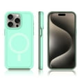 thumbnail image 5 of ELEHOLD Case for iPhone 12 Pro / 12 6.1", Shockproof Slim Skin-Friendly Strong Magnetic Matte Case,Mintgreen, 5 of 6