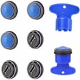 thumbnail image 1 of 6 Piezas Aireador Aireador M24 Boquilla de Ahorro de Agua Aireadores de Grifo Rosca Externa de 24 mm con Llave para Fregadero de Cocina y Grifo Mezclador de Lavabo de Baño, 1 of 5