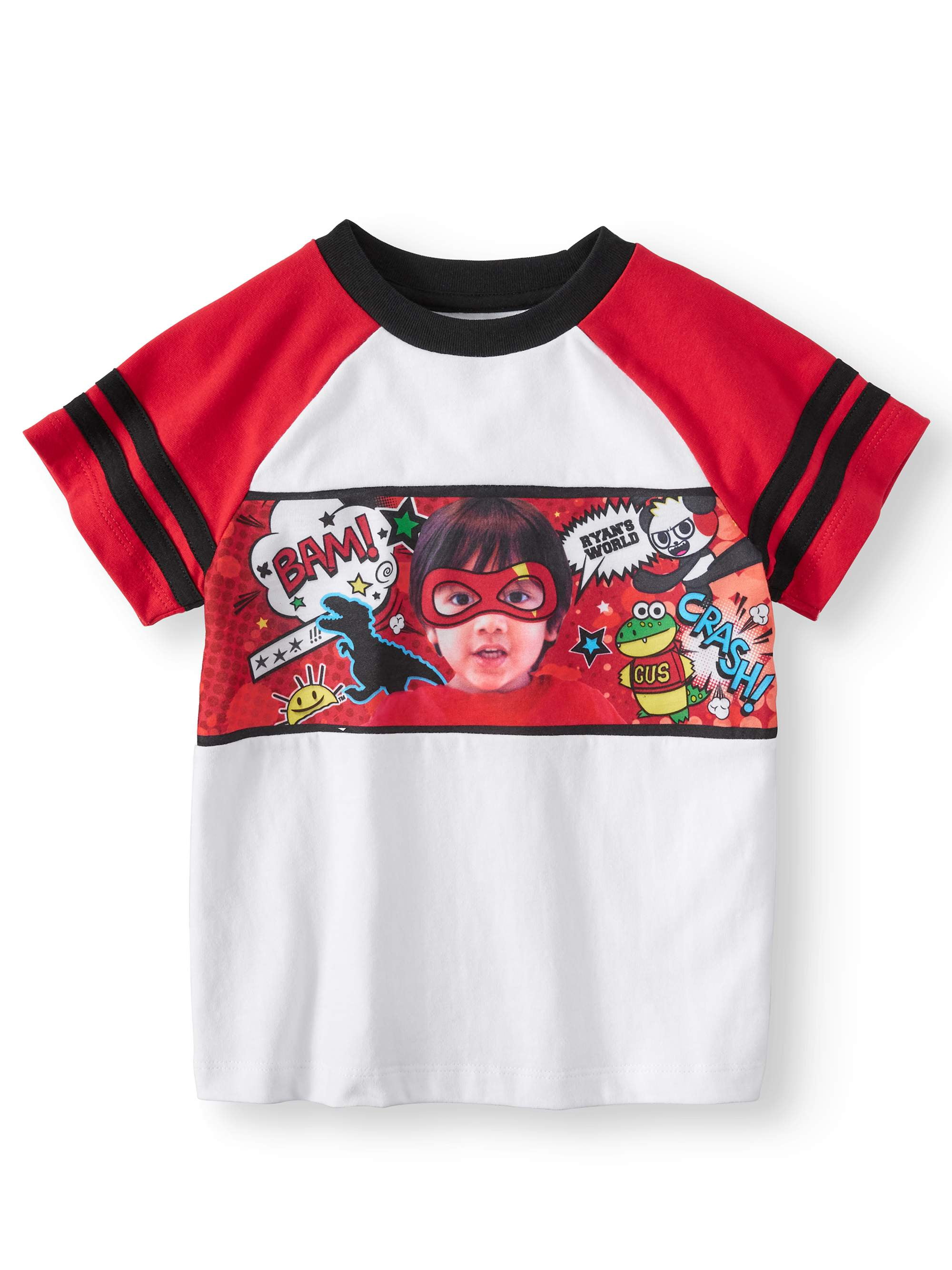 Ryan's World - Ryan's World Boys Graphic Short Sleeve T-Shirt Sizes 4-8 - Walmart.com - Walmart.com