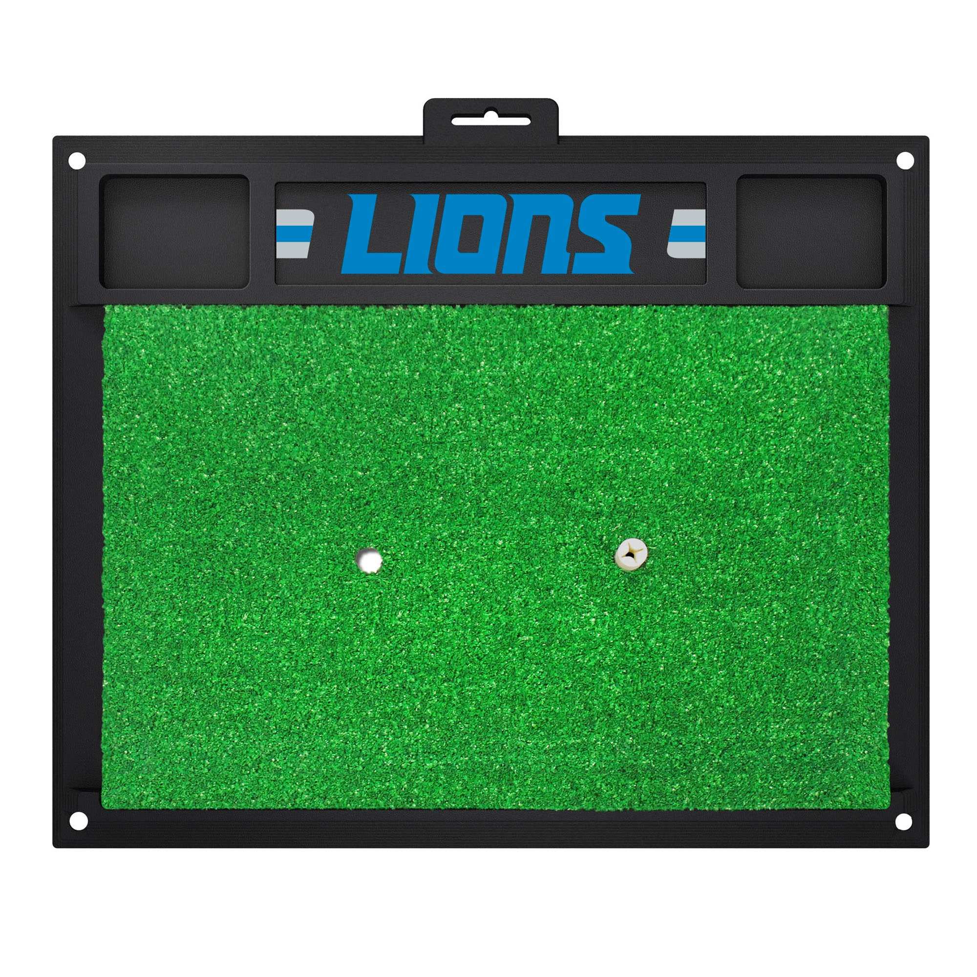 Detroit Lions 20'' x 17'' Golf Driving Range Mat Green