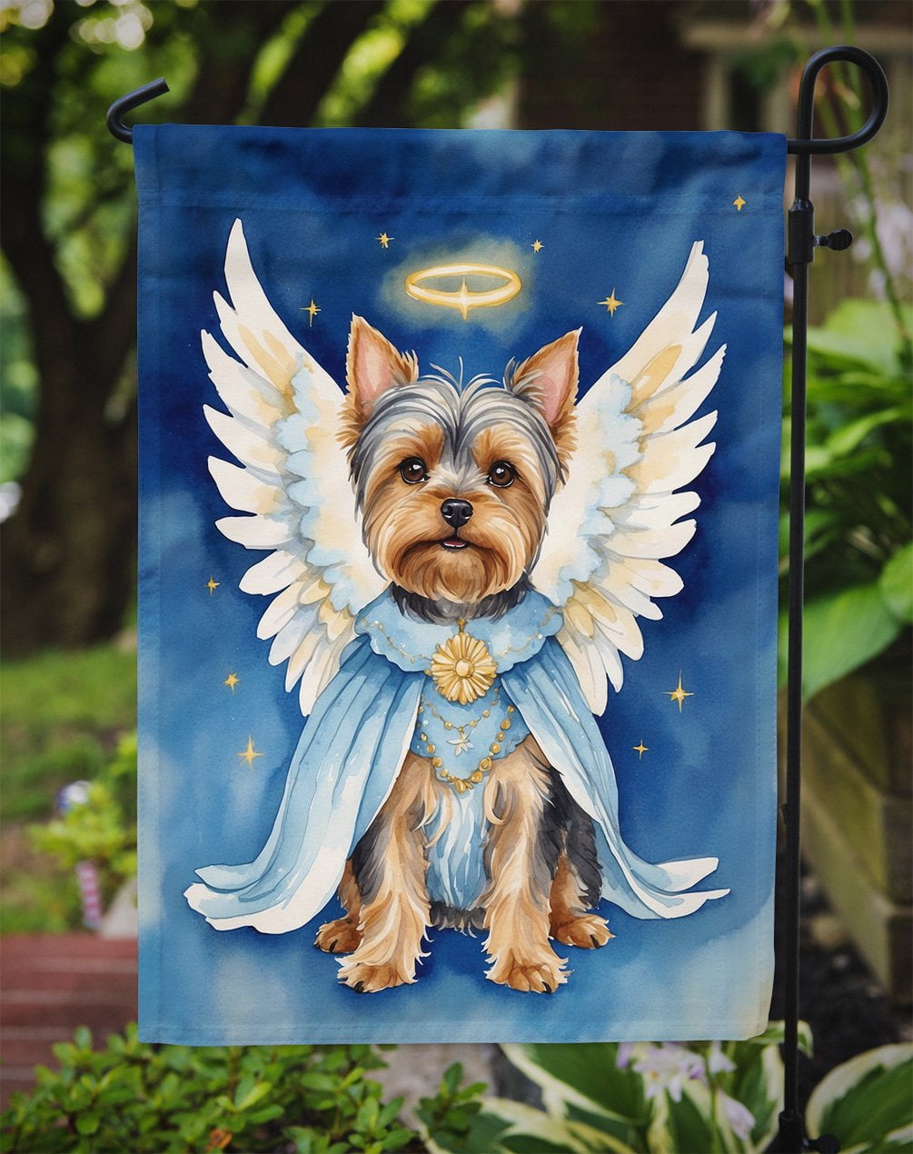 Yorkshire Terrier My Angel Garden Flag 11.25 in x 15.5 in