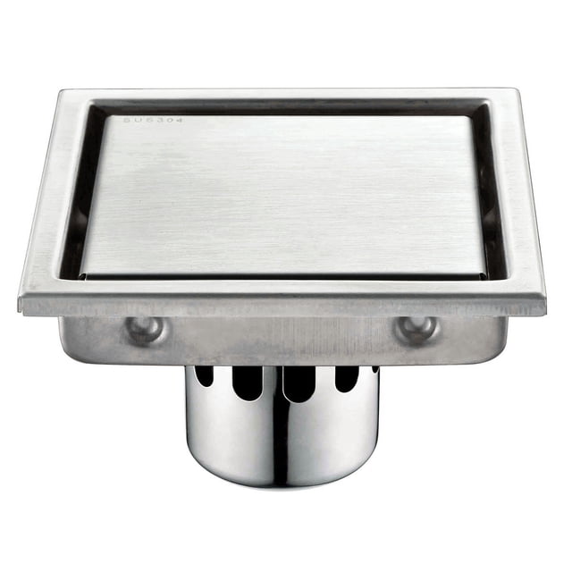Desodorante de gran desplazamiento, desagüe de piso de acero inoxidable 304, para baño de hotel, lavadora, ducha, desagüe de piso invisible de una pieza