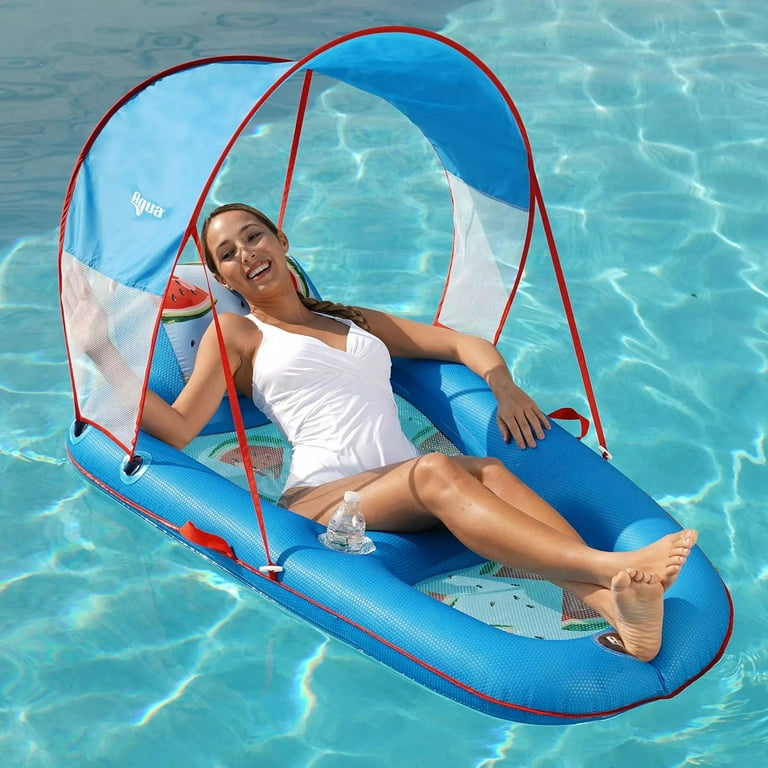 Flotteur Piscine Adulte Aqua Premium Convertible Pool Float Lounge