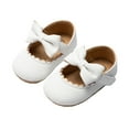 thumbnail image 4 of eczipvz Baby Shoes Spring and Autumn Children Baby Toddler Shoes Girls Round Toe Lightweight Comfortable Shoes for Girls Size 4(White,4), 4 of 4