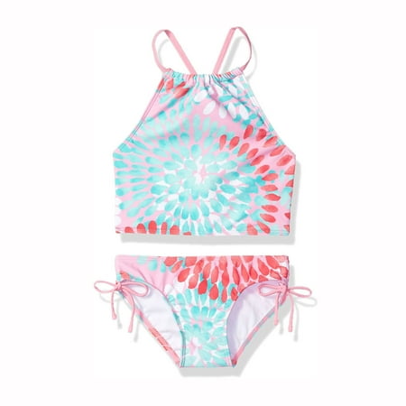 

Outfits Swimsuit Daisy Tankini Halter Sport Girls Beach 2-Piece Girls Swimwear