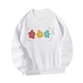thumbnail image 4 of Sudadera informal con estampado para mujer, ligera, estilo jersey SG, 4 of 9