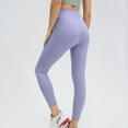 thumbnail image 2 of GEWSEY High Waisted Leggings for Women Buttery Soft Tummy Control Capri Yoga Pants for Workout Athletic (Light Purple, L/6), 2 of 4