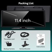 Ottocast 11.4' HD Android 15 TouchScreen For Car , All in 1 , Ottoscreen-AI, AI Voice Control , Built-in Gemini & Video App Navigation for Car play & Android Auto,