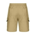 thumbnail image 3 of Njoeus Men's Big & Tall Elastic Waist Cargo Shorts Relaxed Fitted Big Mens Shorts Multi Pockets Outdoor Work Short for Men Lightweight, 3 of 3