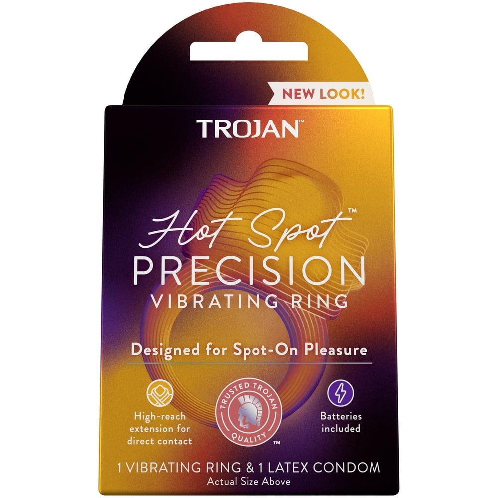 Trojan Vibrations Hot Spot Vibrating Ring Couples Massager - Walmart