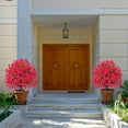 thumbnail image 3 of 2PCS 23.62inch Artificial Flower Ball Topiary Trees with Ground Spikes,Exquisite Boxwood Topiary Ball Trees,Durable Artificial Shrubs Tree for Indoor Outdoor Front Porch Decor, 3 of 8