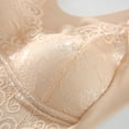 thumbnail image 5 of NECHOLOGY Wireless Push Up Bras For Women Women's Plus-Size Wireless Cotton Bra Khaki 4X-Large, 5 of 5