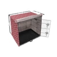 thumbnail image 6 of African Dog Crate Cover, Colorful Bohemian Streaks Oriental Feels Repetitive Forms and Shapes, Easy to Use Pet Kennel Cover Small Dogs Puppies Kittens, 7 Sizes, Magenta Orange and Blue, by Ambesonne, 6 of 6