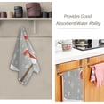 thumbnail image 3 of Christmas Red Birds Snowfalke Hand Towels, Kitchen Towel Ultra Soft and Absorbent,Decorative Fingertip Face Towel for Bathroom Hotel, 2 PCS, 28.3"x 14.4", 3 of 6