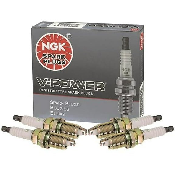 4 Pack NGK V-Power Spark Plugs For 1996-2000 Honda Civic D16Y7 1.6L L4 D16Y8 Kit