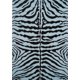 thumbnail image 1 of Alfombra decorativa de piel de cebra Fun Time, 49 x 29 pulgadas, azul LA Rugs Inc. FT-188 1929, 1 of 1
