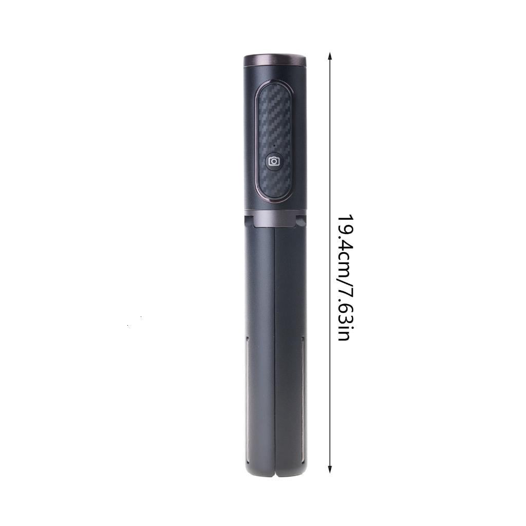 Portable Selfie Stick for Smartphone with Extendable Phone Selfie Stick and Tripod, Remote 360°Automatic Rotation