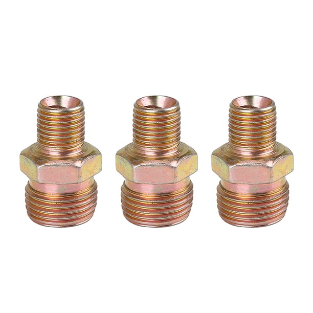 3Pcs Adaptador de Conector de Montaje de Manguera Del Coche de M12x1,25mm a M18x1,5mm