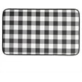 thumbnail image 6 of Kitchen Floor Mat Memory Foam Anti Fatigue Durable Non Skid Rug for Long Standing Comforter, 30" x 18", Buffalo Check Black/White, 6 of 6