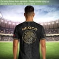 thumbnail image 6 of DXSCSE Mexico Soccer Jerseys - Breathable Mexico Jersey Men, Mexico Team Short Sleeve Crew Neck Football Jersey Shirts for Sports Fans White L, 6 of 10